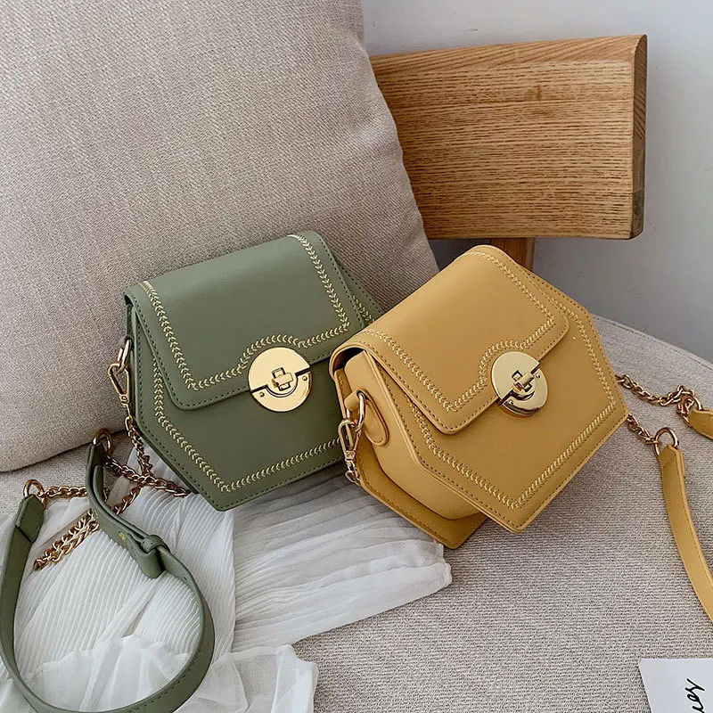 Youda New Female Fashion Solid Color Tote Retro Chain Simple Shoulder Bag Original Classic Sweet Portable Messenger Bags | Багаж и сумки