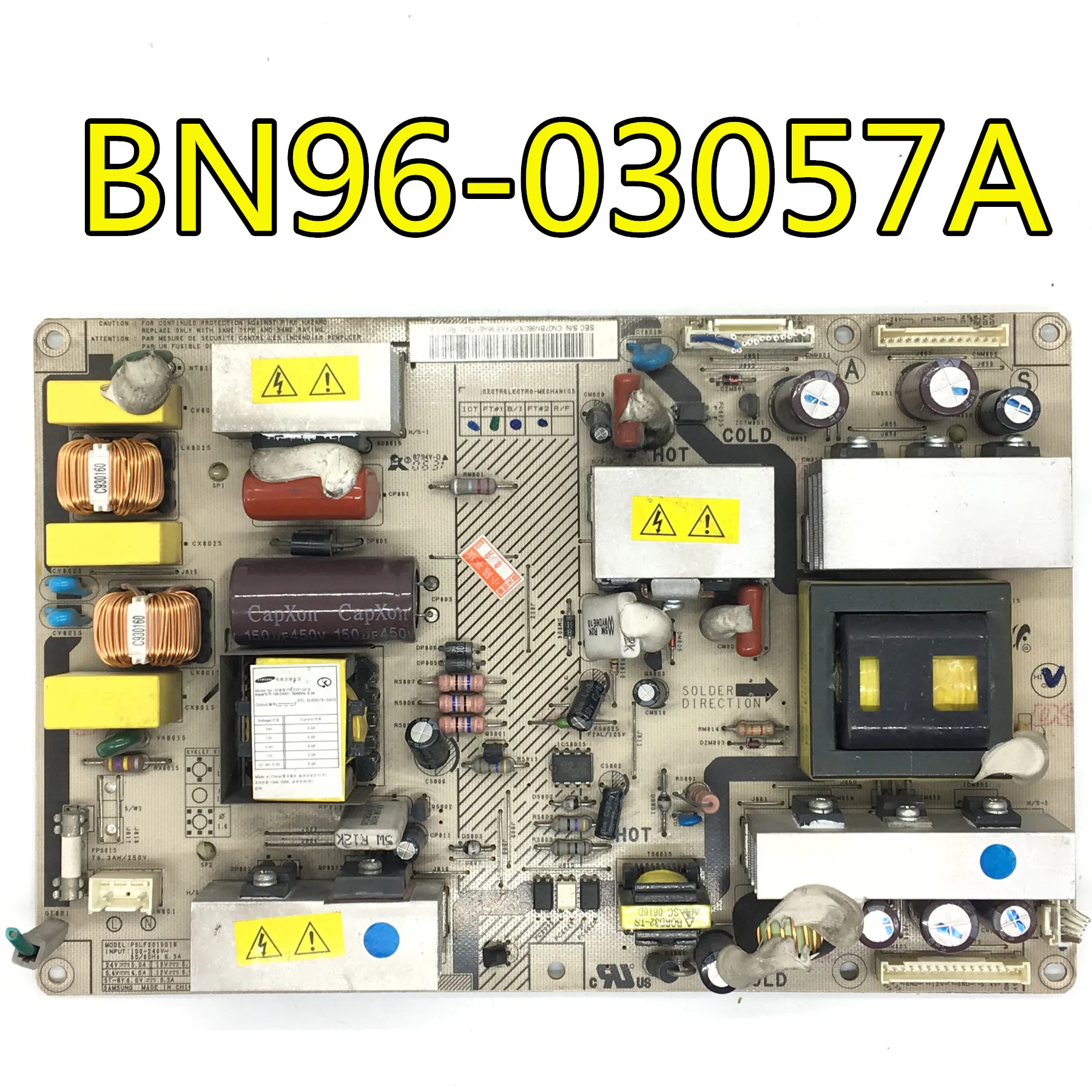 

original 100% test for samgsung LA32S71B power board BN96-03057A PSLF201501B