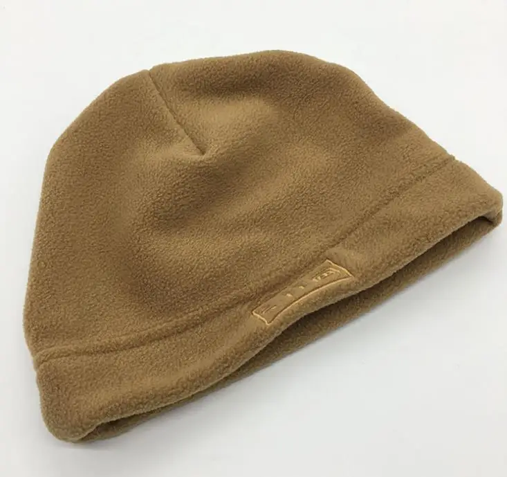 Outdoor Warm Ski Hat Men Embroidery Black Army green Winter Thicked Hats Fleeces Caps Thick fleece cap-Can Customize LOGO