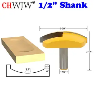 1 шт., буровое долото с хвостовиком 12 дюйма, большая чаша-2,7 дюйма, радиус-2-34 дюйма, для деревообрабатывающего режущего инструмента-Chwjw 16172