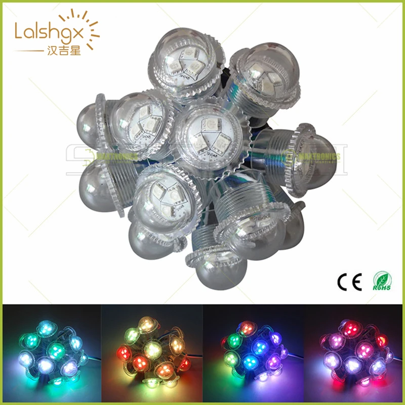 30 шт. DC12V WS2811 светодиодный модуль открытые Точечный светильник 3 s 5050 SMD RGB чипы