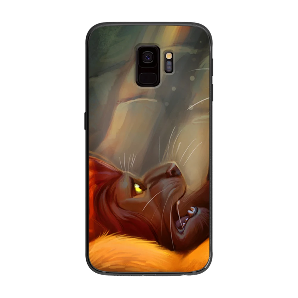 Мягкий чехол для телефона с рисунком льва короля розы Samsung Galaxy S6 S7 S8 S9 S10e Plus Note 8 9 |