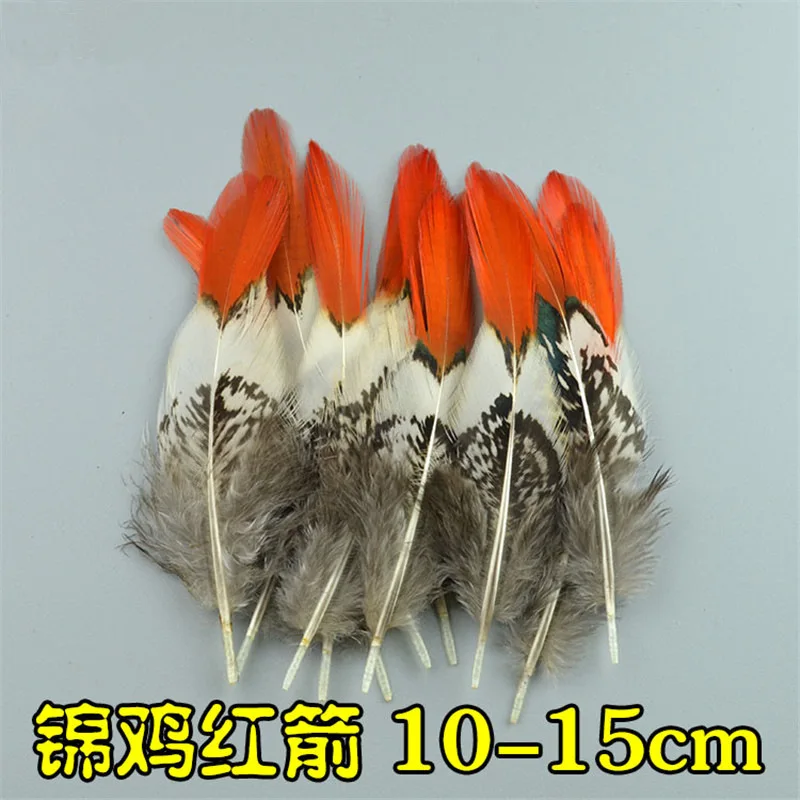10-15 CM Натуральные перья фазана, курицы, петух, перья павлина, сделай сам, Декор, перья для рукоделия, ювелирные изделия, аксессуары, свадебное украшение - Цвет: 10-15 CM