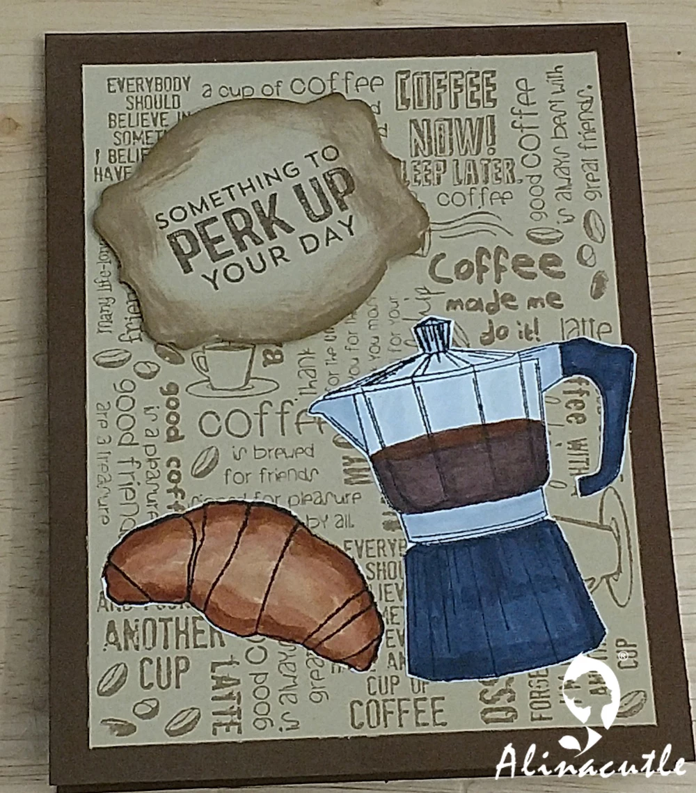 Прозрачные штампы кофейник скрапбукинг ручная работа картонная бумага