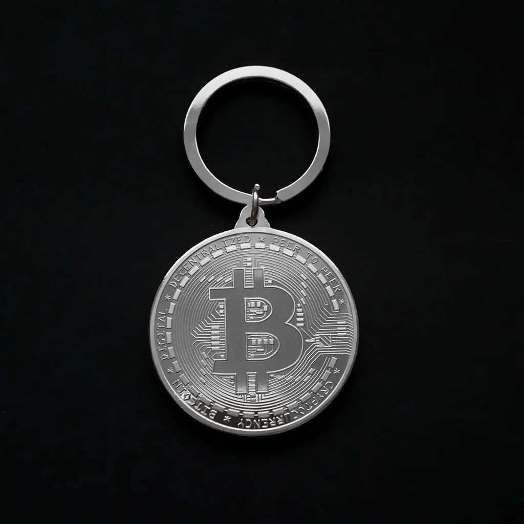 Позолоченные физические биткоины Casascius Бит монета BTC с Чехол подарок физический металл Античная имитация арт-коллекция монет BTC 1 шт - Цвет: 09
