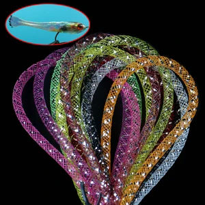 ICERIO 2 мупак. УФ светящийся корпус Flash майларовая трубка оплетка трубка для завязывания гольяна Материал корпуса мухи 4 мм8 мм