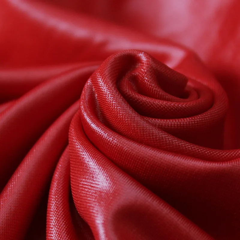 

Plus Size Women Blouse Fashion Black Red Long Sleeve Shirt CoolFemale Tops 2020 Summer Autumn Pu Leather Blusas Feminina Okb797