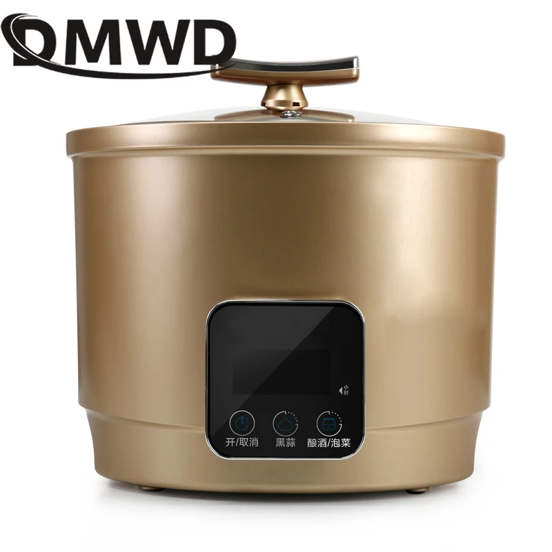 DMWD 6L автоматический черный ферментер для чеснока бытовой DIY zymolysis zymosis чайник 110 В