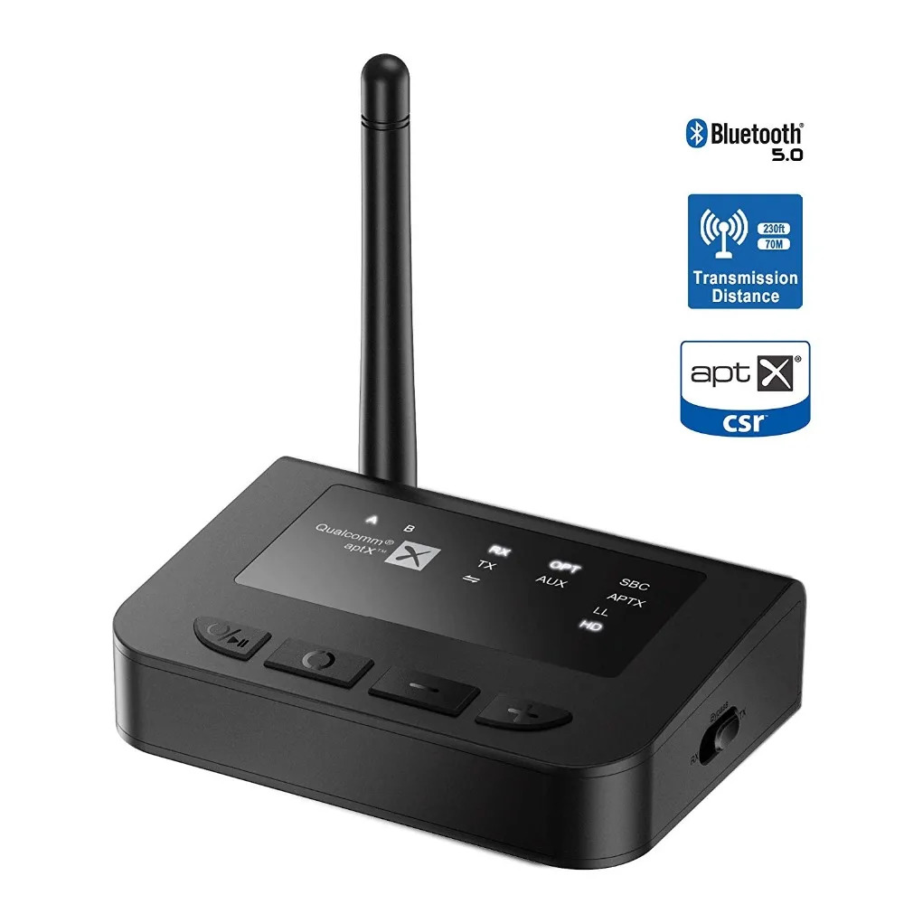 Bluetooth 5 0 CSR8675 большой диапазон Aptx HD низкая задержка SPDIF Оптический RCA Aux 3.5 стандарт
