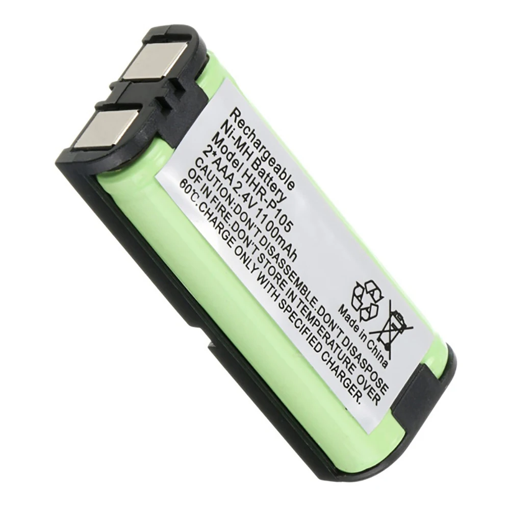 Аккумуляторная батарея для Panasonic HHR-P105 P105 HHRP105A KX242 BATT-2 4 KX2421 1000 В 105 мАч | Электроника