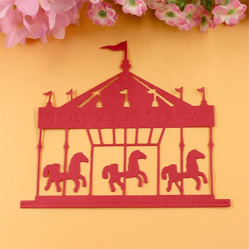 Металлические штампы для скрапбукинга YINISE031 Trojan Horse|dies for scrapbooking|die cutterdie cut dies |