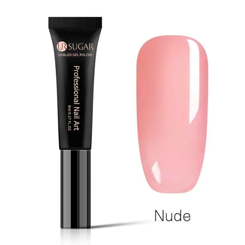 9 Ur Sugar железный гвоздь гель 10 шт./упак. волокна Наращивание ногтей fibernails из стекловолокна для расширения Акриловые Советы маникюрный салон инструмент - Цвет: 9