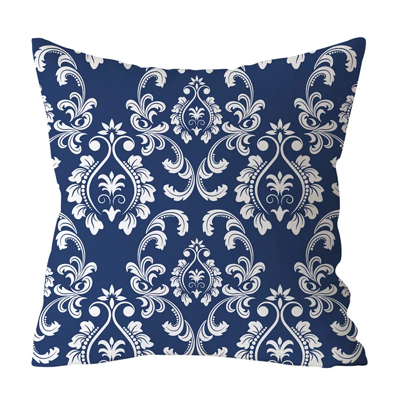 Home Decor геометрический бархат Чехлы 45x45 см темно-Boho Цветок шевронная точка наволочка Спальня Подушка для украшения дивана случае