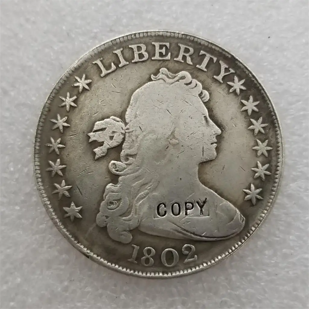 США 1802 Драпированный бюст искусственная монета памятные монеты-копия монет