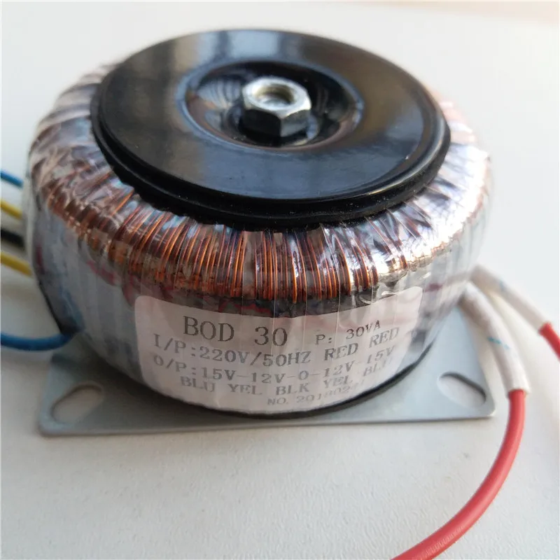 Двойной 12 V/15 V 15V 12V 0 кольцо трансформатор 220 вход медь пользовательские