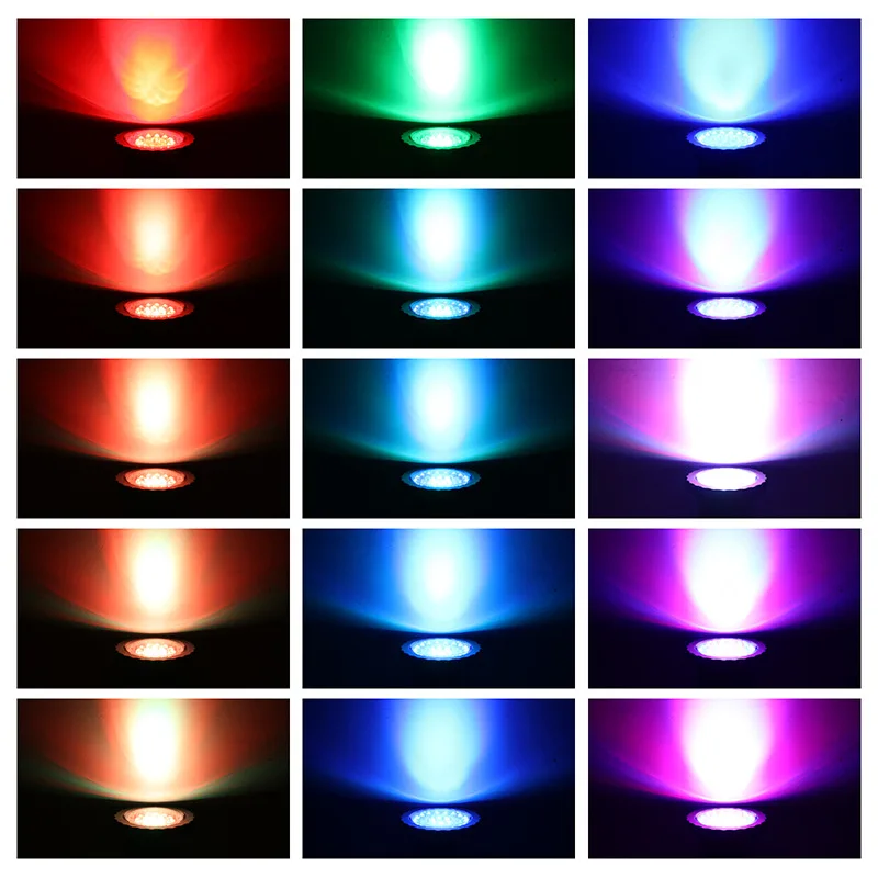 Mini DC 12V 1A IP67 Waterproof Remote RGB Colorful 4in1 LED Aquarium Spotlight Fish Pool Landscape Lamp Tank Underwater Lights | Лампы и
