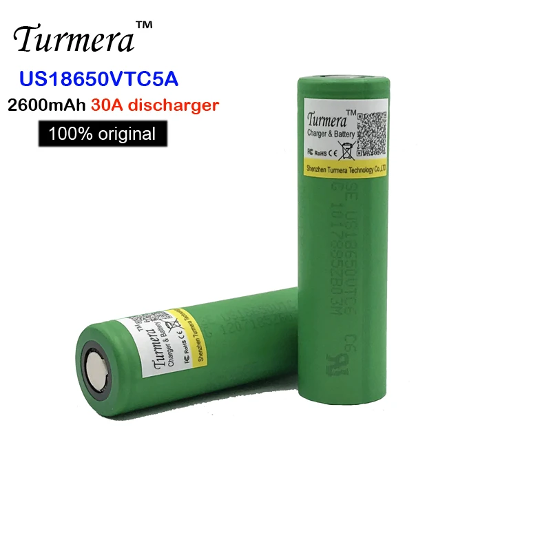 Зарядное устройство 18650 3 7 V 2600mAh VTC5A литий ионный аккумулятор 18650vtc5a для sony US18650VTC5A