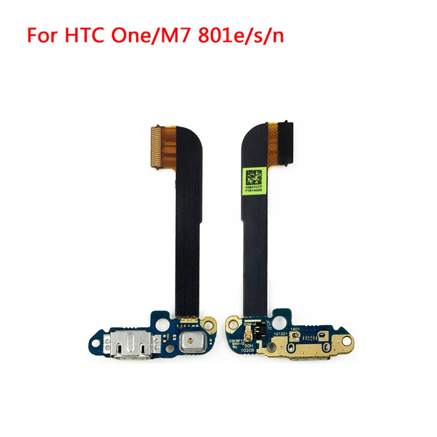 Международной версии запасной док разъем для HTC One M7 D801E USB порт зарядки гибкий