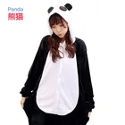 Кигуруми Пижама панда взрослые комбинезоны с животными для женщин мужчин парные зимние пижамы Kegurumi пижамы фланелевые пижамы