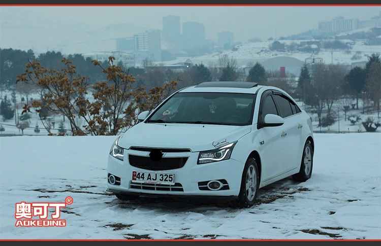 AKD автомобильный Стайлинг Головной фонарь для Chevrolet Cruze светодиодный налобный фонарь 2009- Audi-Design светодиодный DRL Hid Bi Xenon автомобильные аксессуары