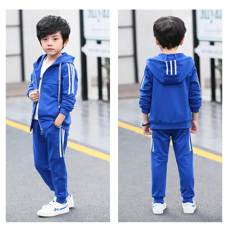 2019 Демисезонный комплекты одежды для мальчиков детская и подростковая
