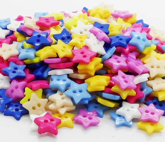 200 шт. пуговицы Швейные аксессуары Кабошон Скрапбукинг 2 отверстия кнопки