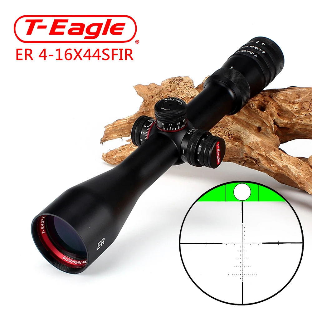 T Eagle ER 4 16X44 SFIR охотничий прицел боковая Параллакс стеклянная травленная сетка