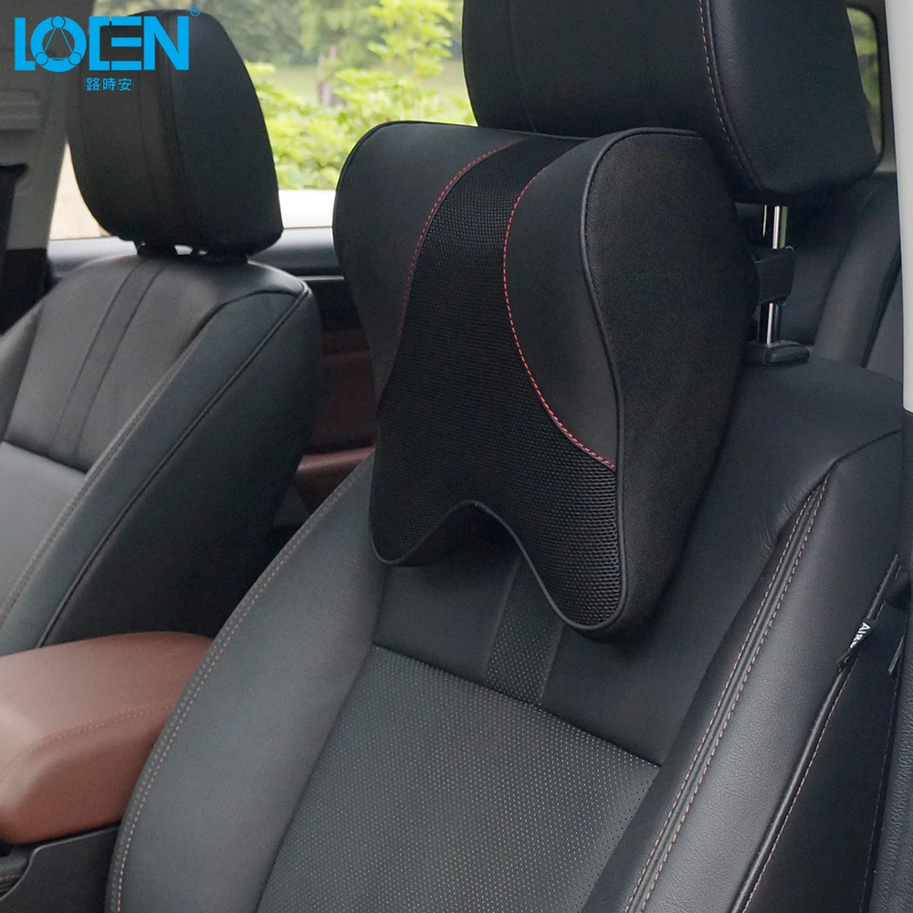 

Car Neck Pillows Comfortable Space Memory Foam Fabric Headrest Car Covers Vehicular Pillow Multifunctional Neck Cushion Lumbar