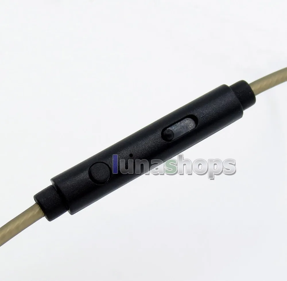 

LN005682 Replacement upgrade Audio Sliver Cable With Mic Remote For SONY MDR-1A MDR-1ADAC MDR1ABT 1R Headphone