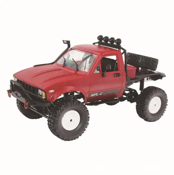 WPL 1:16 RC Car 2 4G 4WD внедорожник военный автомобиль Рок Гусеничный грузовик с передним