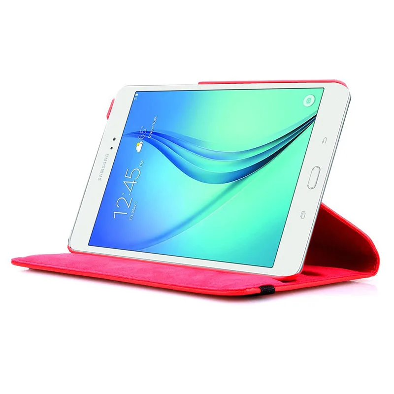 Чехол для Samsung Galaxy Tab A 9,7 дюймов T555 SM-T550 чехол для планшета защитный корпус T550/T555 360 Вращающийся из искусственной кожи чехол