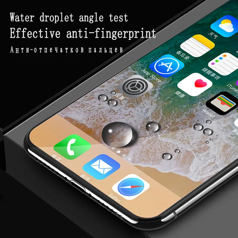 Защитная пленка AOXIN для iPhone X Xs 11 Pro Max закаленное стекло Apple 10 защита экрана полное