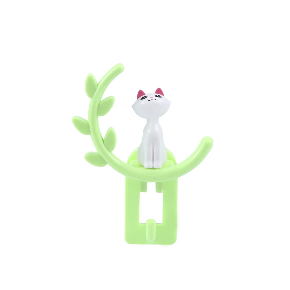 1Pcs Clothes Hangers Rails Cute Cat Tree Modelling Creative Hooks Kitchen Wall Door Sundries Organizer Hanging Rack Storage Hook | Дом и сад