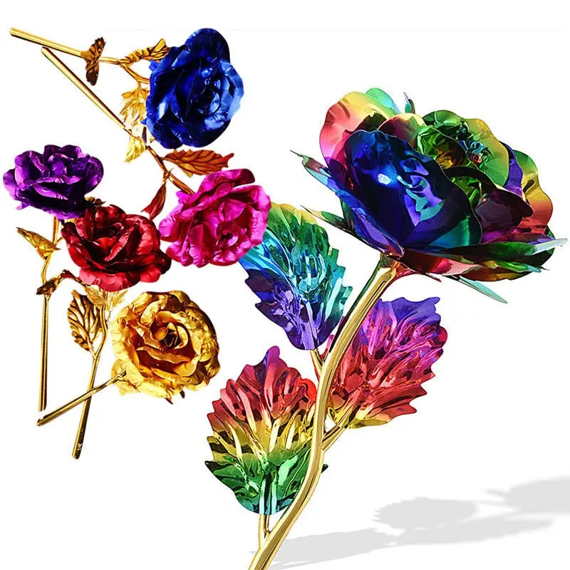 Фото Лидер продаж разноцветное покрытие Роза Цветочный Романтический День Святого