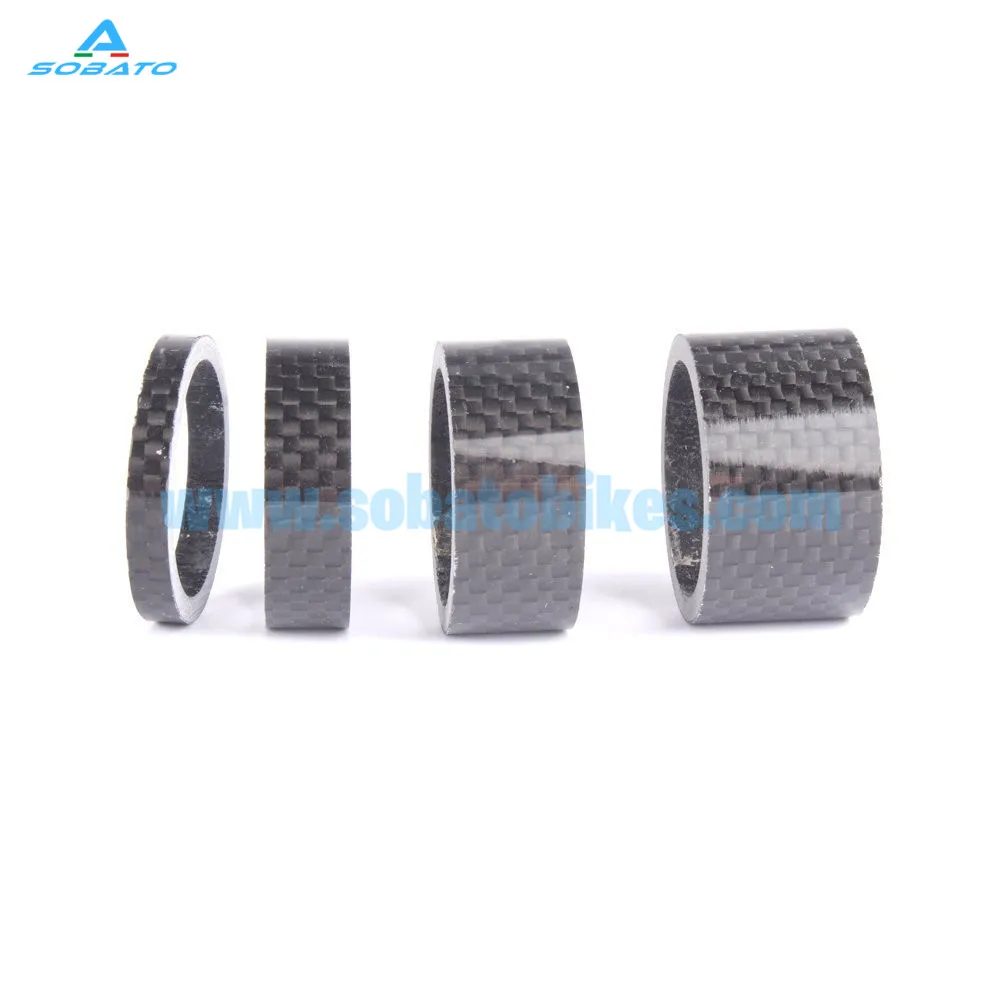 4 шт. велосипедная гарнитура Cabon Spacer 1 1/8 &quotматовая распорка для велосипеда 3k 5/10/15/20