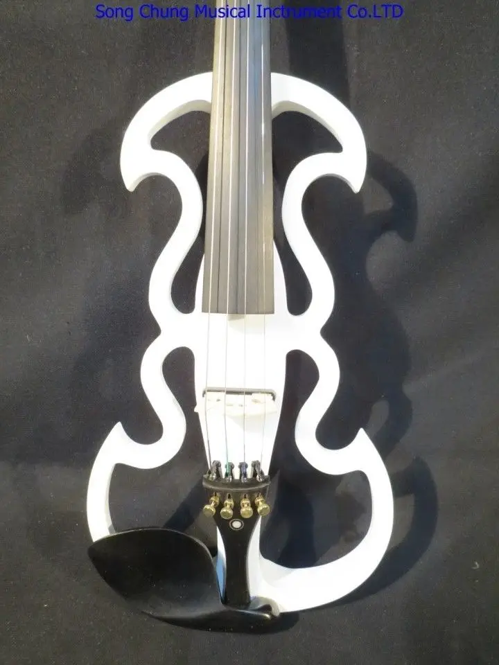white Color SONG Brand streamline 4/4 electric violin solid wood | Спорт и развлечения