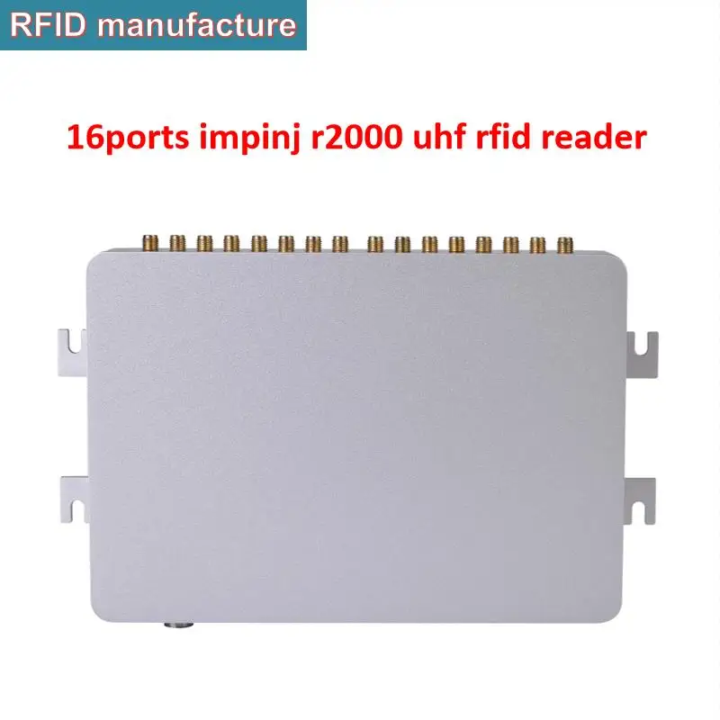 16 портов пассивный uhf rfid считыватель INDY Impinj R2000 TCP/IP(RJ45)865 ~ 928 МГц для марафона