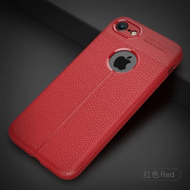 Роскошный кожаный чехол YUETUO i из ТПУ для телефона etui coque cover case for iphone 8 plus apple