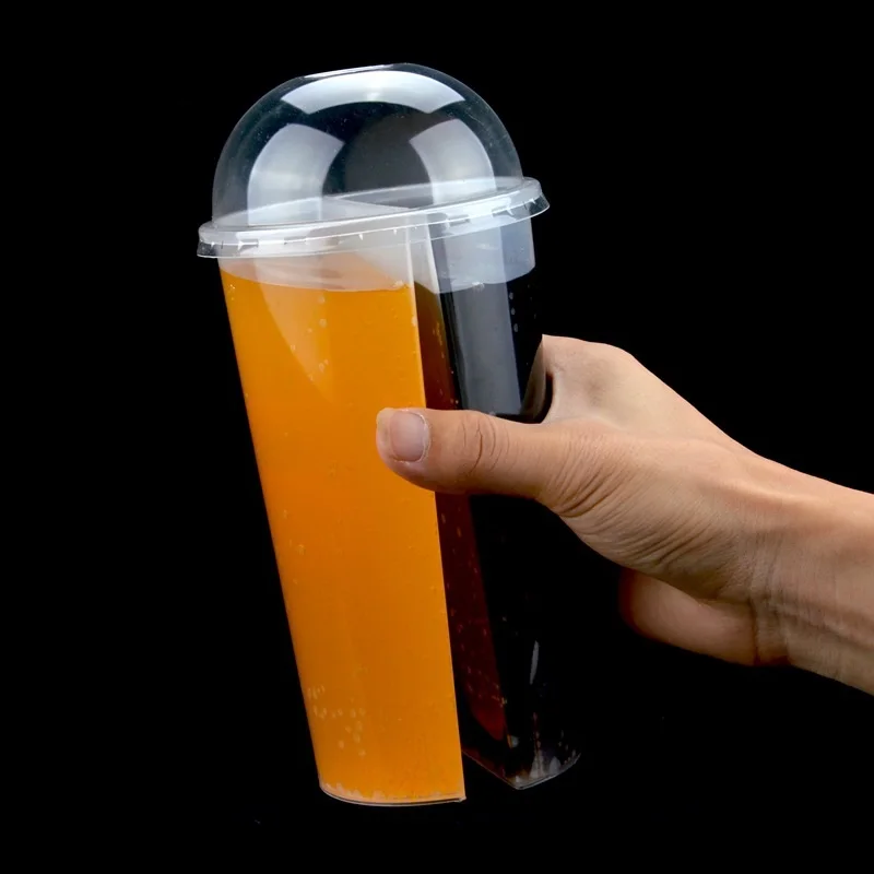 700 мл креативный специальная толщина Двойная сетка одноразовая пластиковая