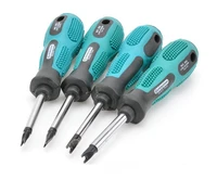 new 4pcs u type bit screwdriver sets cr v magnetic home appliances repair hand tool set wire patch panel