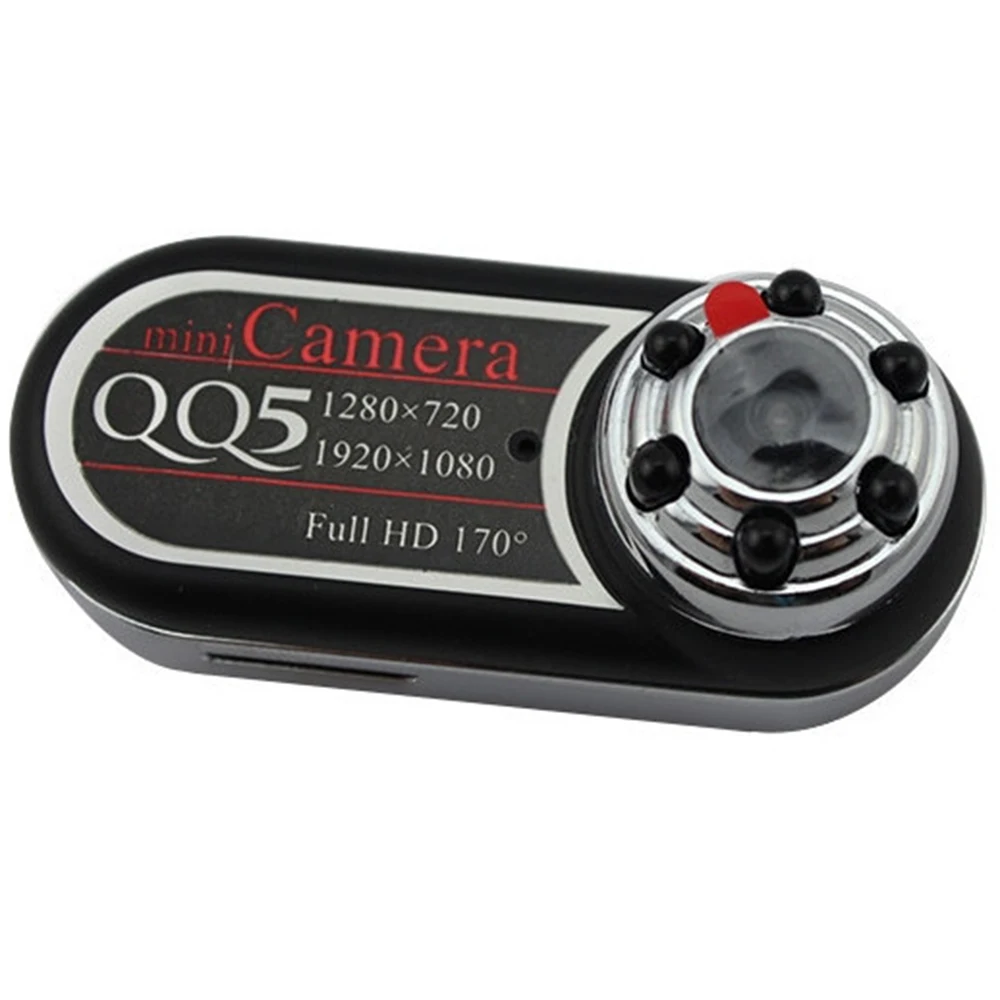 Время владельца QQ5 мини Портативный Full HD 12MP 170' ультра Широкий формат детектор