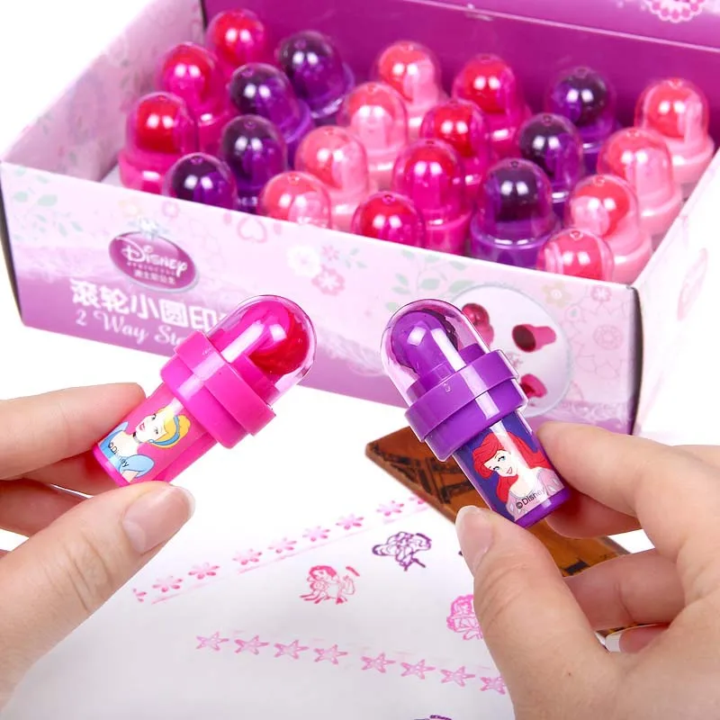 3 шт. двойная головка принцессы прокрутки стэмперы дети мультфильм штамп