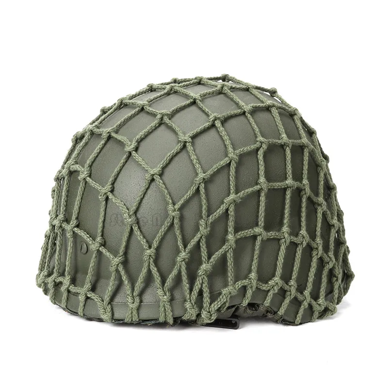 WW2 US Army M1 шлем чистый Тактический хлопковый Пейнтбольный сетчатый чехол для M35