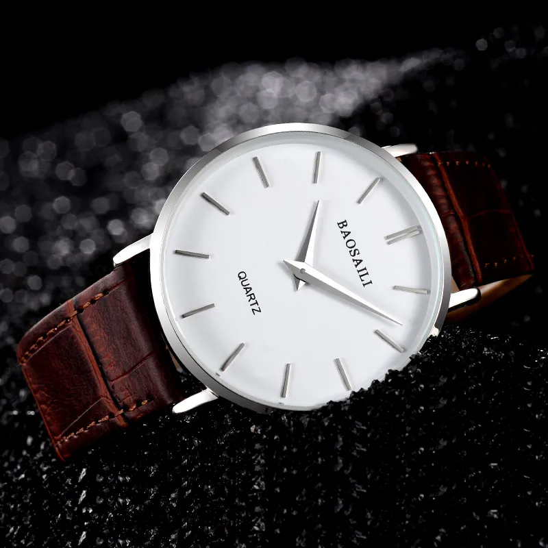 BSL1043 BAOSAILI брендовые тонкие часы с циферблатом японские водонепроницаемые