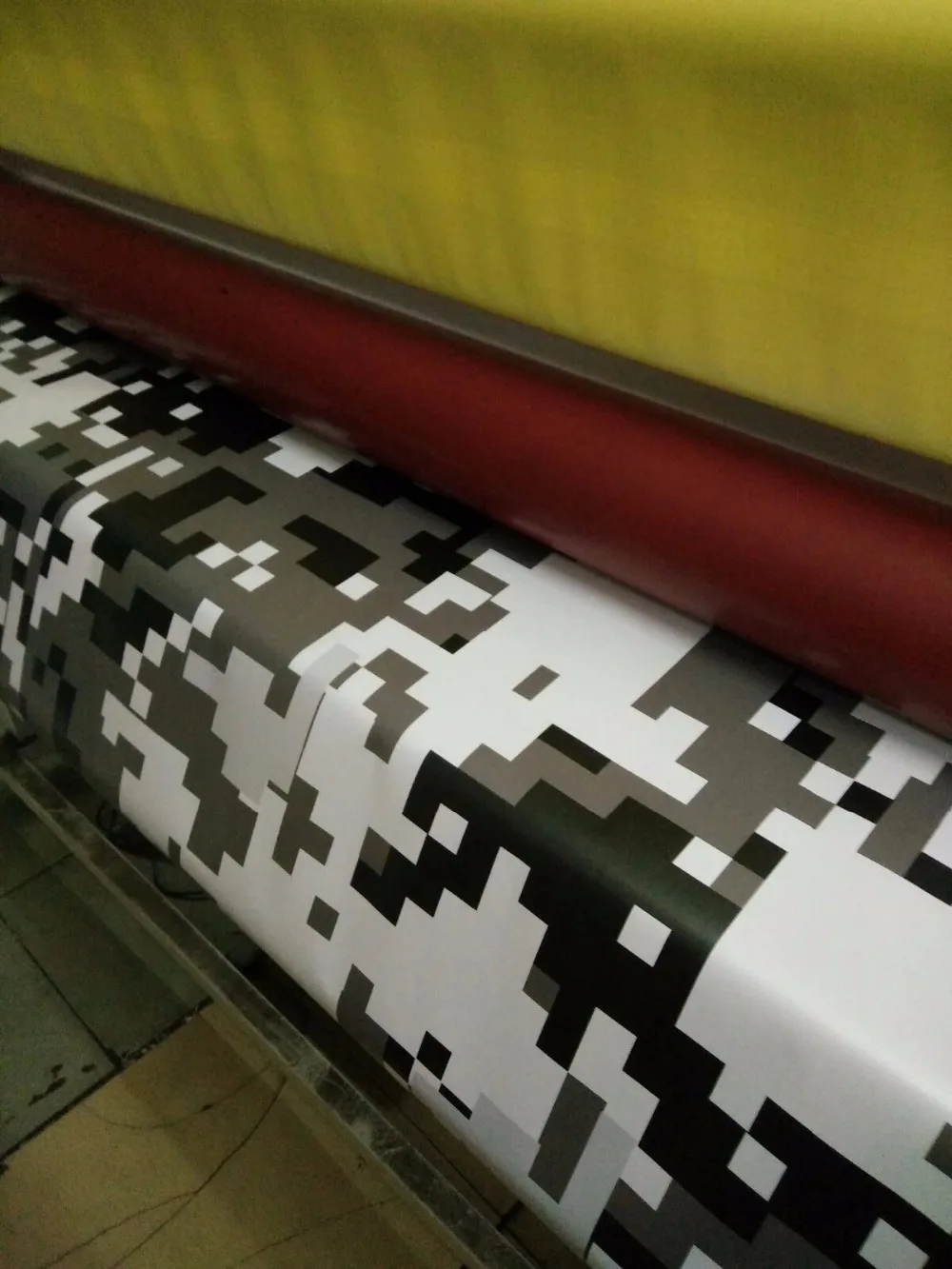 white digital Camo Car Wrap Film winter Camouflage ubran tiger Truck &amp boat Wrapping covering foil 1.52x10m/Roll |