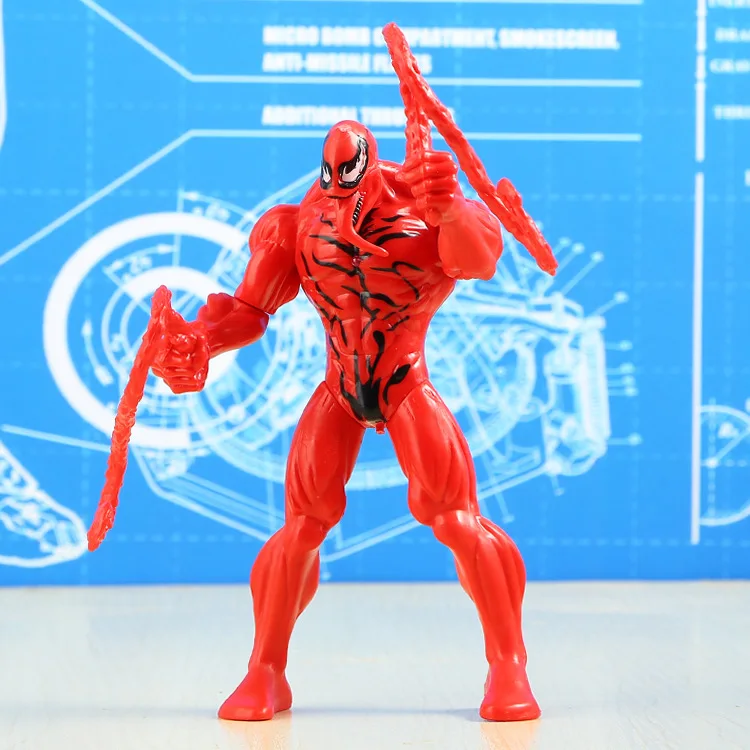 Carnage Marvel Мстители Веном красный Веном бойня Дэдпул фигурка Локи муравьиный человек видение Черная пантера Капитан Marvel Фигурки игрушки - Цвет: Carnage