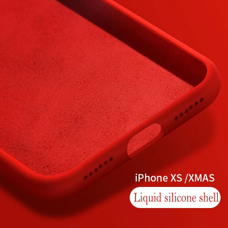 Apple простой противоударный силиконовый чехол для iPhone 6 s/7/8 plus/iPhoneXSmax/XR Deluxe мягкая
