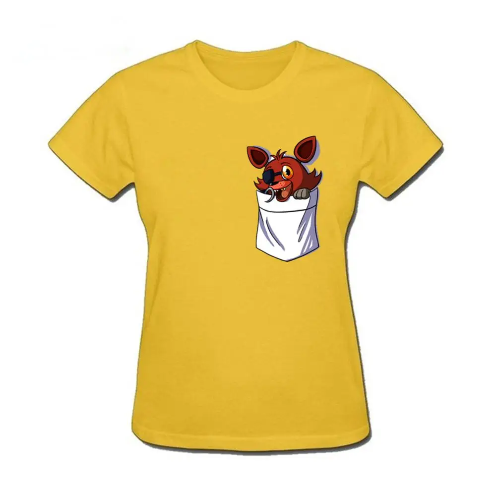 Футболка Foxy в моем кармане женская уличная одежда футболка с маленьким карманом