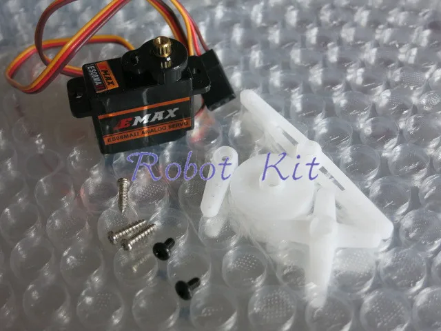 Free shipping 100% orginal 4x EMAX ES08MA II Mini Metal Gear Analog Servo 12g/ 2.0kg/ 0.12 Sec Mg90S | Игрушки и хобби