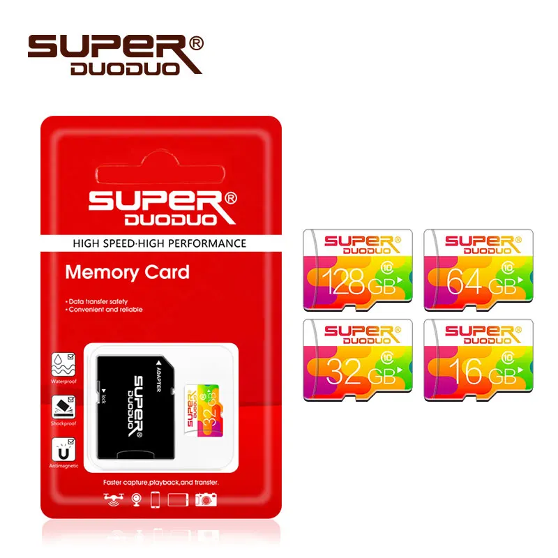 Micro sd карта 32 Гб 64 128 класс 10 памяти 8 16 SDXC/SDHC mini TF бесплатная доставка|Карты памяти| |